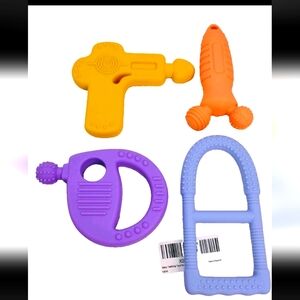 New Baby teething toys 4pack Boy Girl Baby shower gift
